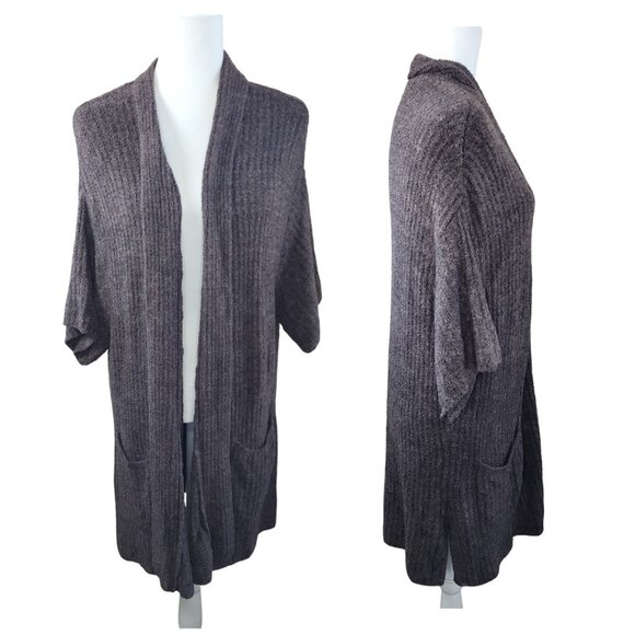 Barefoot Dreams Cozy Chic Lite Ribbed Kimono Cardigan Size 1X - Picture 1 of 14
